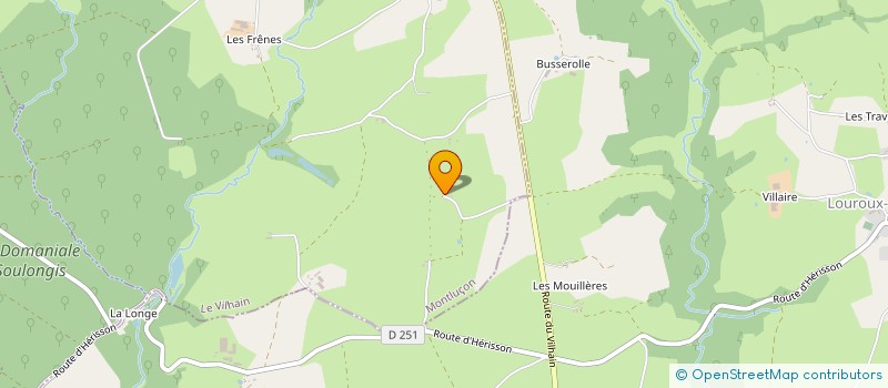 localisation de l'entreprise MONSIEUR DOMINIQUE SIGNORET  THENEUILLE