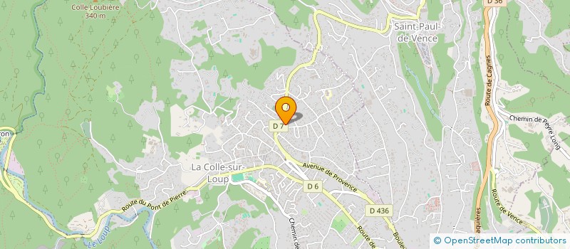 localisation de l'entreprise MONSIEUR DOMINIQUE SILLETTA à LA COLLE-SUR-LOUP
