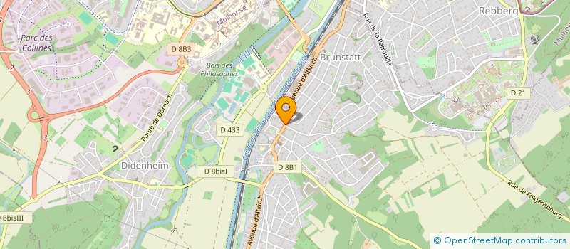 localisation de l'entreprise MONSIEUR DOMINIQUE SILVESTRE  BRUNSTATT-DIDENHEIM