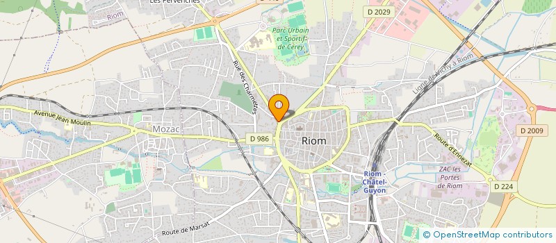 localisation de l'entreprise MONSIEUR DOMINIQUE SIMON à RIOM