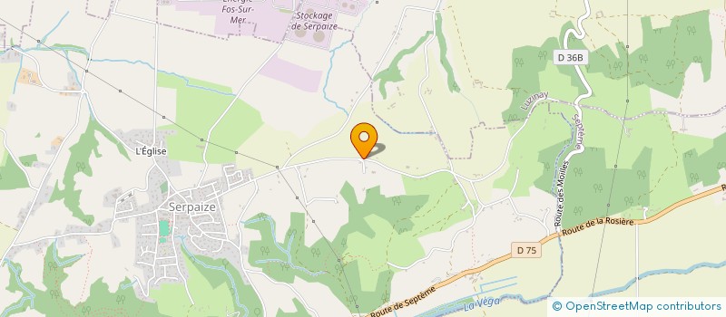 localisation de l'entreprise MONSIEUR DOMINIQUE SIMON  LUZINAY