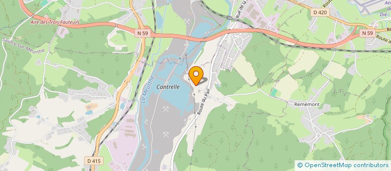 localisation de l'entreprise MONSIEUR DOMINIQUE SIMON à SAULCY-SUR-MEURTHE