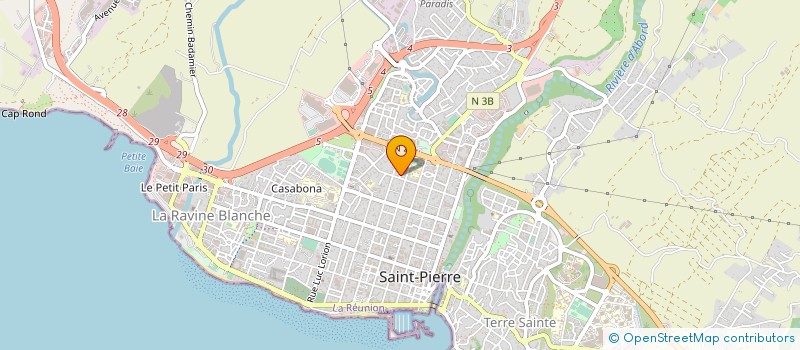 localisation de l'entreprise MONSIEUR DOMINIQUE SIMONET à SAINT-PIERRE