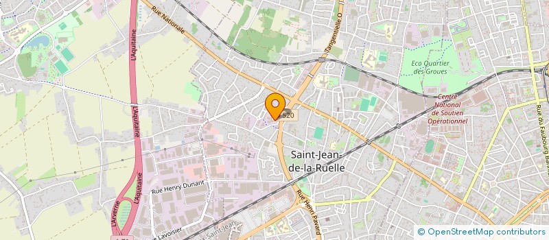 localisation de l'entreprise MONSIEUR DOMINIQUE SIMONIN à SAINT-JEAN-DE-LA-RUELLE