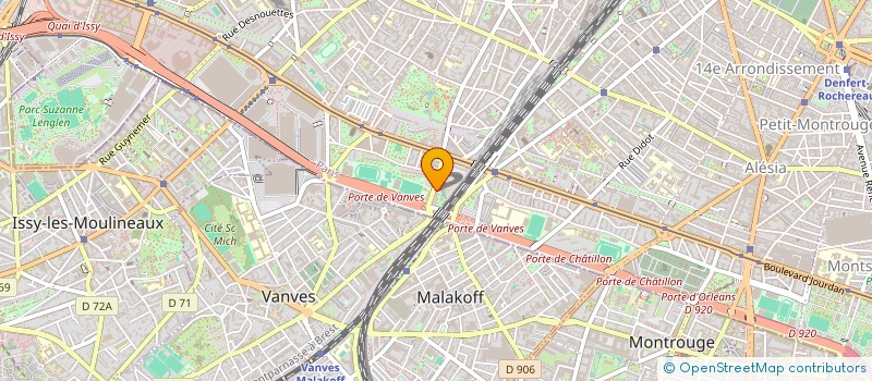 localisation de l'entreprise MONSIEUR DOMINIQUE SIMONIN  PARIS