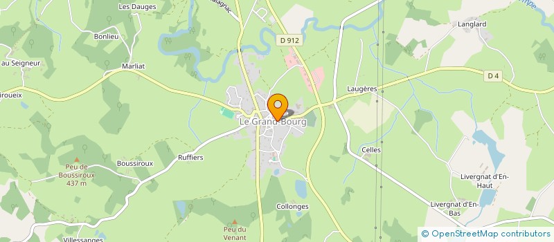 localisation de l'entreprise MONSIEUR DOMINIQUE SIMONNET  LE GRAND-BOURG
