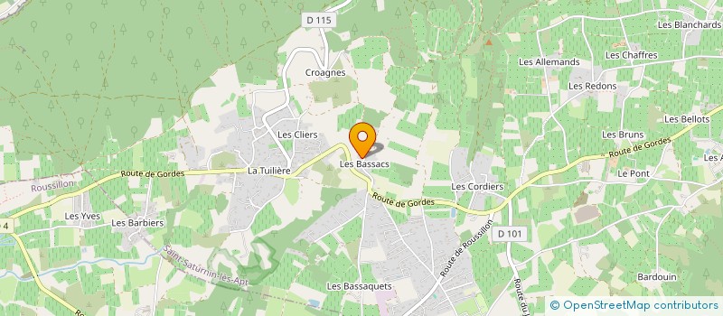 localisation de l'entreprise MONSIEUR DOMINIQUE SINIC  SAINT-SATURNIN LES APT