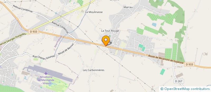 localisation de l'entreprise MONSIEUR DOMINIQUE SONGEUR  BIRAC-SUR-TREC