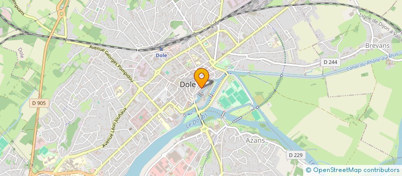 localisation de l'entreprise MONSIEUR DOMINIQUE SOSOLIC à DOLE