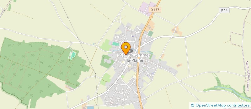 localisation de l'entreprise MONSIEUR DOMINIQUE SOUCHET à SAINTE-GEMME-LA-PLAINE