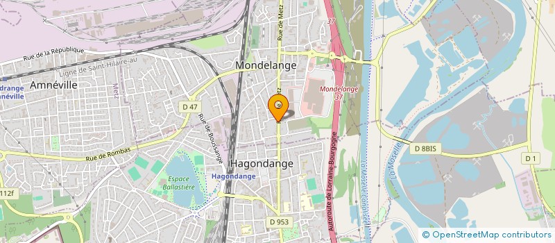 localisation de l'entreprise MONSIEUR DOMINIQUE SOUFFLET  MONDELANGE