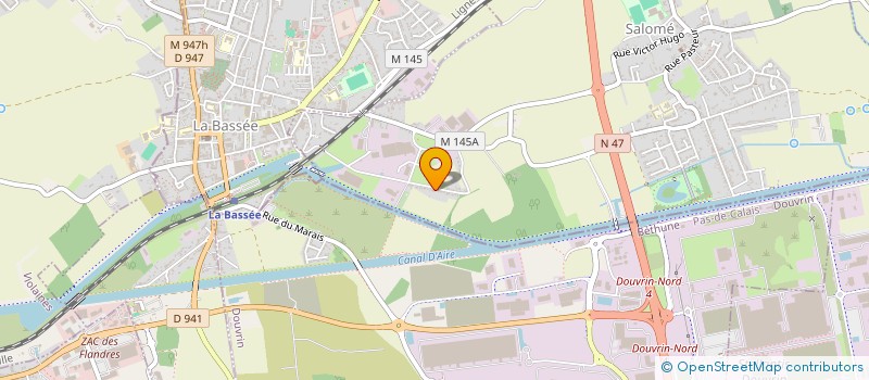 localisation de l'entreprise MONSIEUR DOMINIQUE SOURDILLAT  SALOME