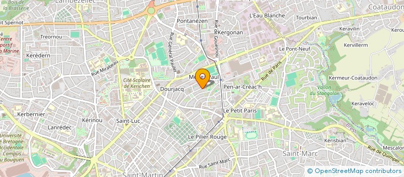 localisation de l'entreprise MONSIEUR DOMINIQUE SPARFEL à BREST