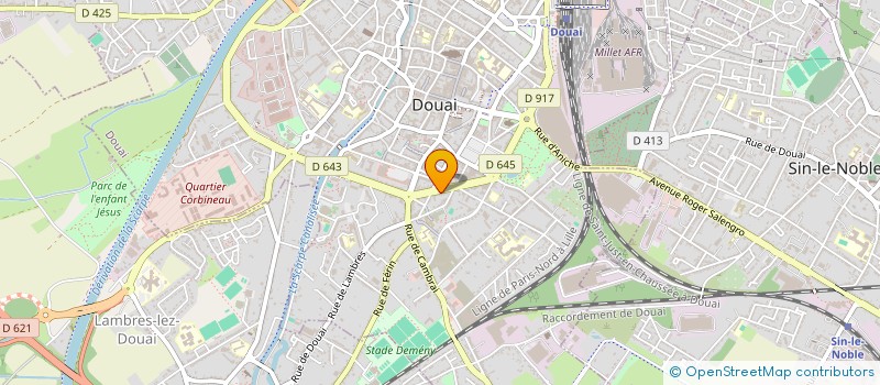 localisation de l'entreprise MONSIEUR DOMINIQUE SPRIMONT à DOUAI
