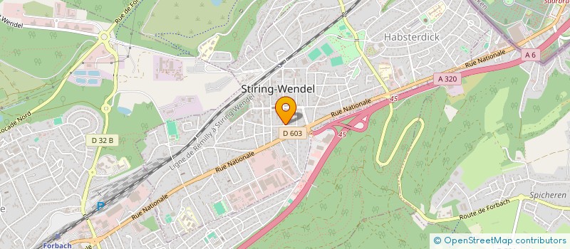 localisation de l'entreprise MONSIEUR DOMINIQUE STEPEC  STIRING-WENDEL