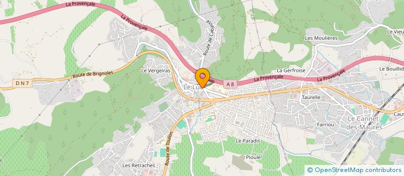 localisation de l'entreprise MONSIEUR DOMINIQUE STOEHR à LE THORONET