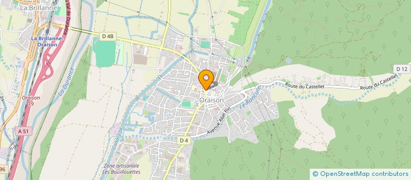 localisation de l'entreprise MONSIEUR DOMINIQUE STOOSZ  ORAISON