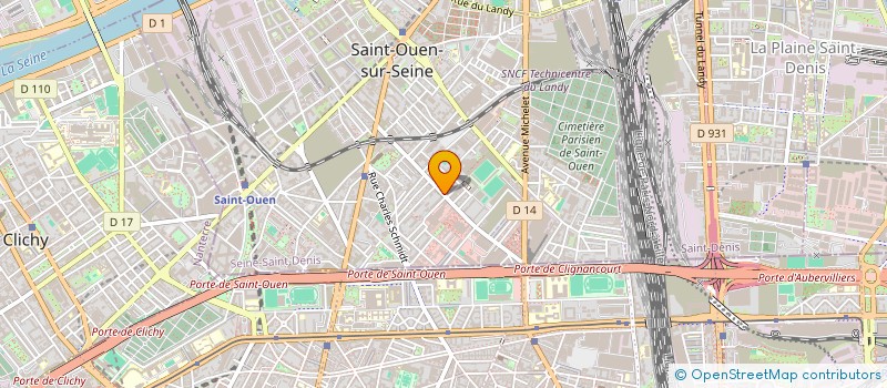 localisation de l'entreprise MONSIEUR DOMINIQUE STREIFF à SAINT-OUEN-SUR-SEINE