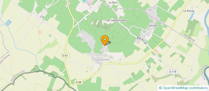 localisation de l'entreprise MONSIEUR DOMINIQUE SUBILEAU  LE PUY-NOTRE-DAME