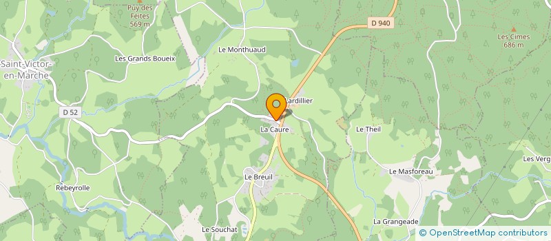 localisation de l'entreprise MONSIEUR DOMINIQUE SUCHAUD à SAINT-ELOI