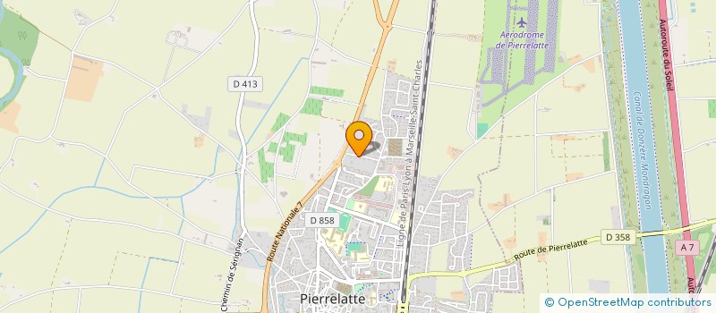 localisation de l'entreprise MONSIEUR DOMINIQUE SUEUR  PIERRELATTE