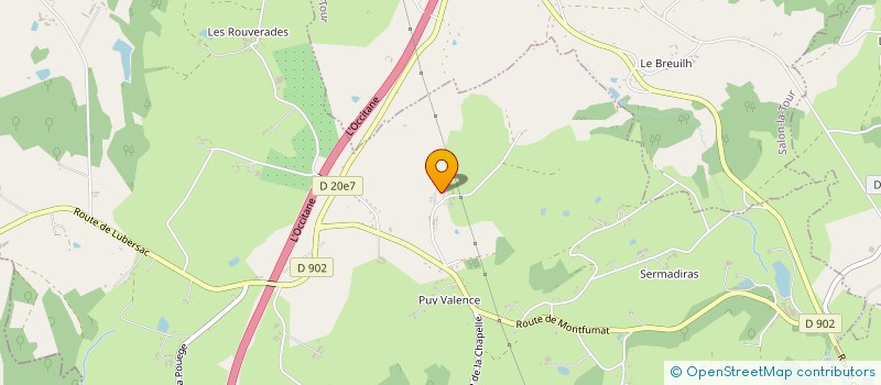 localisation de l'entreprise MONSIEUR DOMINIQUE SURGET  SAINT-YBARD