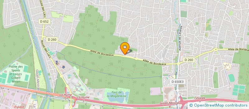 localisation de l'entreprise MONSIEUR DOMINIQUE SURR  GUJAN-MESTRAS