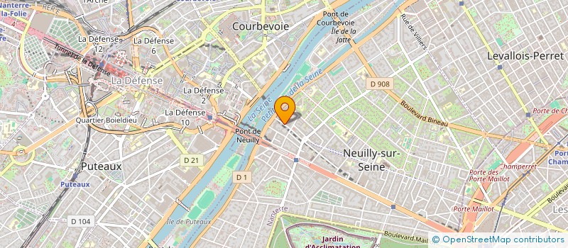 localisation de l'entreprise MONSIEUR DOMINIQUE SURRE à NEUILLY-SUR-SEINE