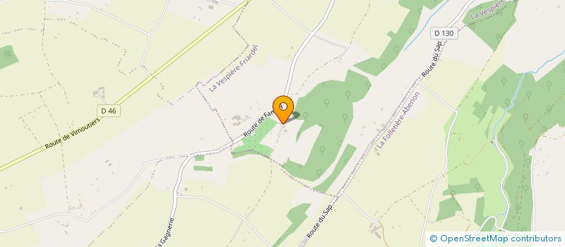 localisation de l'entreprise MONSIEUR DOMINIQUE SY  LA VESPIERE-FRIARDEL