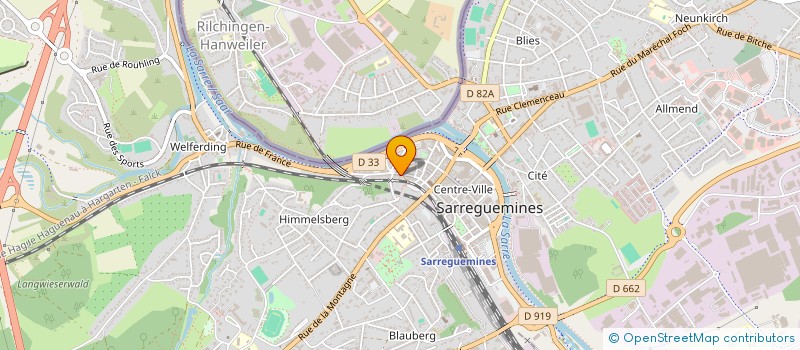 localisation de l'entreprise MONSIEUR DOMINIQUE SZCZEPANIAK à SARREGUEMINES