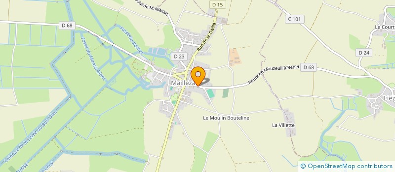 localisation de l'entreprise MONSIEUR DOMINIQUE TALON à MAILLEZAIS