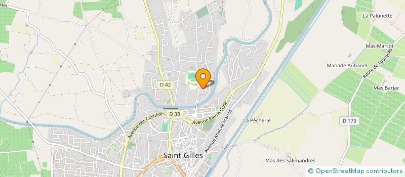 localisation de l'entreprise MONSIEUR DOMINIQUE TANGUY  SAINT-GILLES