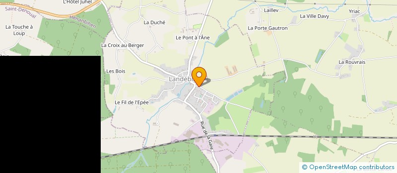 localisation de l'entreprise MONSIEUR DOMINIQUE TARDY  LANDEBIA