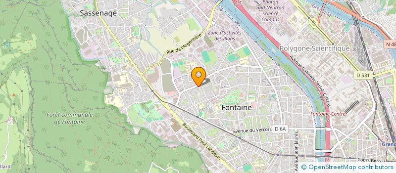 localisation de l'entreprise MONSIEUR DOMINIQUE TARRICONE à FONTAINE