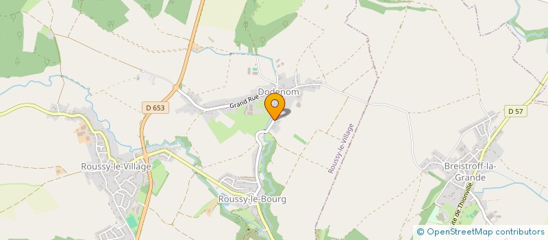 localisation de l'entreprise MONSIEUR DOMINIQUE TEITGEN  ROUSSY-LE-VILLAGE