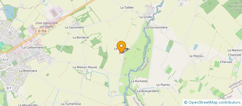localisation de l'entreprise MONSIEUR DOMINIQUE TENAUD  ROCHESERVIERE