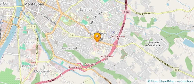 localisation de l'entreprise MONSIEUR DOMINIQUE TERRAZZONI à MONTAUBAN