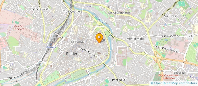 localisation de l'entreprise MONSIEUR DOMINIQUE TERRIER  POITIERS