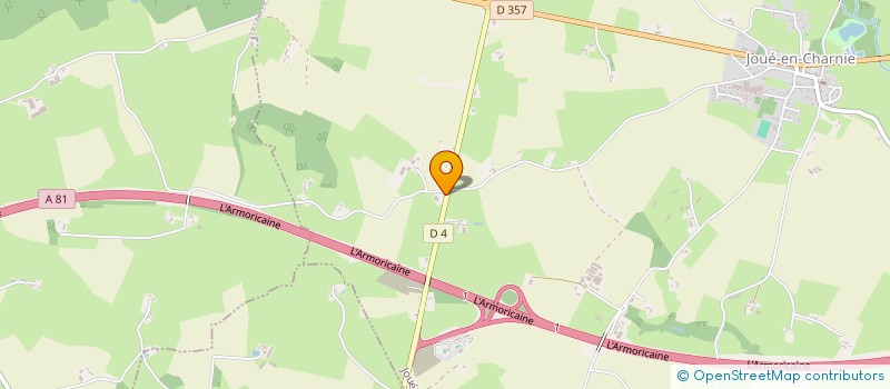 localisation de l'entreprise MONSIEUR DOMINIQUE TESSIER  JOUE-EN-CHARNIE