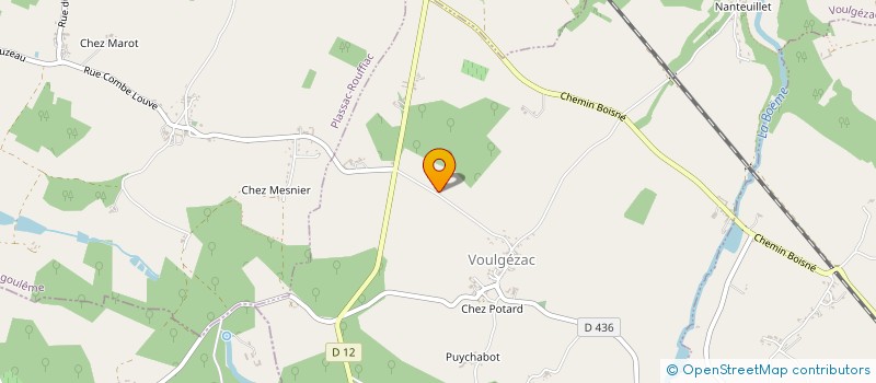 localisation de l'entreprise MONSIEUR DOMINIQUE TESSIER  ETRIAC