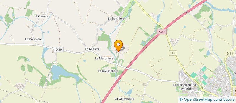 localisation de l'entreprise MONSIEUR DOMINIQUE TEXIER à ESSARTS-EN-BOCAGE