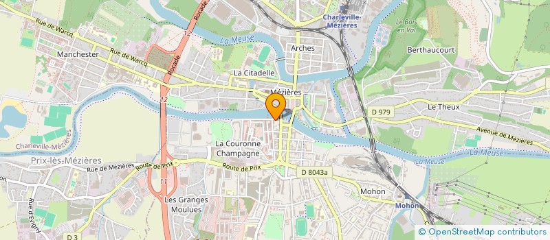 localisation de l'entreprise MONSIEUR DOMINIQUE THEPAUT  CHARLEVILLE-MEZIERES