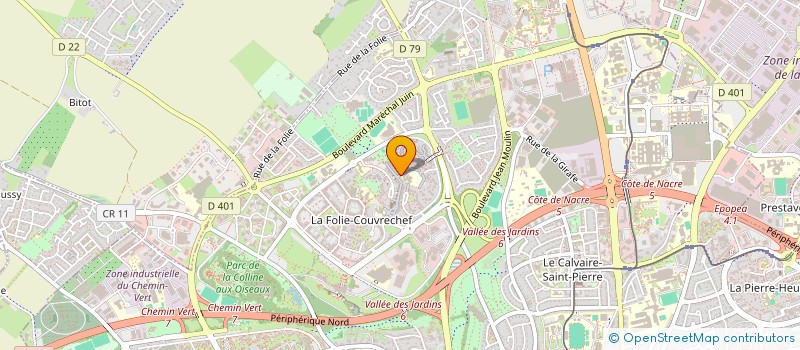 localisation de l'entreprise MONSIEUR DOMINIQUE THIBAULT à CAEN