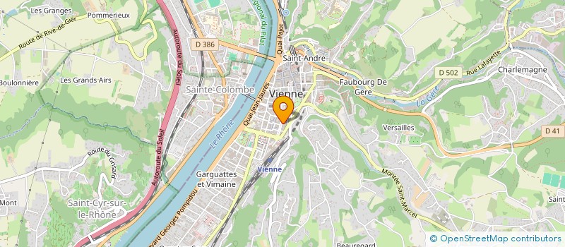 localisation de l'entreprise MONSIEUR DOMINIQUE THIERRY à VIENNE