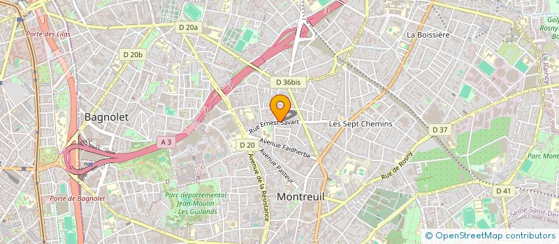 localisation de l'entreprise MONSIEUR DOMINIQUE THIOLAT à MONTREUIL