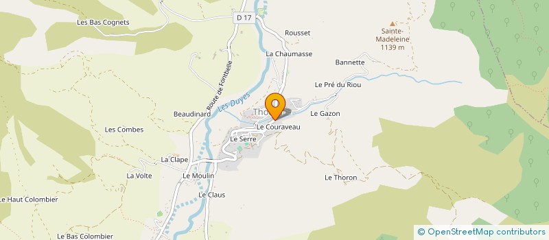 localisation de l'entreprise MONSIEUR DOMINIQUE THOMAS à THOARD