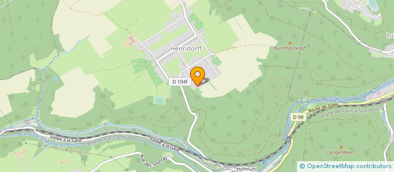 localisation de l'entreprise MONSIEUR DOMINIQUE THOMAS  HENRIDORFF