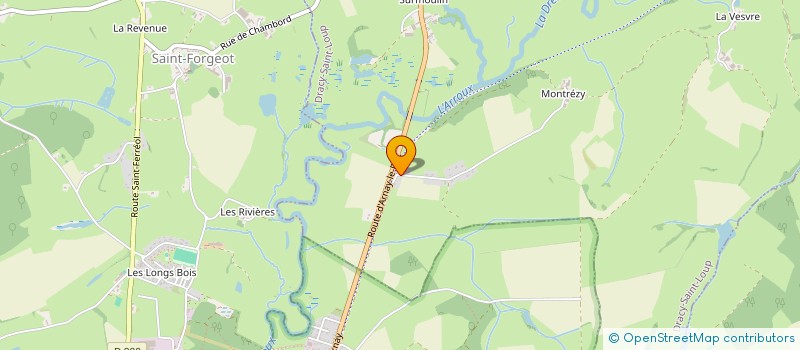 localisation de l'entreprise MONSIEUR DOMINIQUE THOMAS  DRACY-SAINT-LOUP