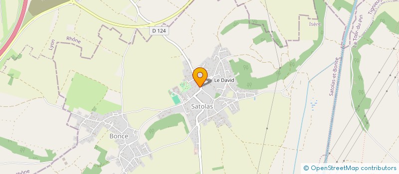 localisation de l'entreprise MONSIEUR DOMINIQUE THOMAS  SATOLAS-ET-BONCE