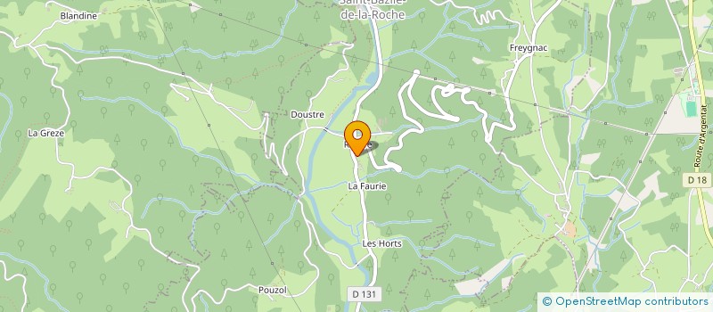 localisation de l'entreprise MONSIEUR DOMINIQUE THOREZ à ARGENTAT-SUR-DORDOGNE